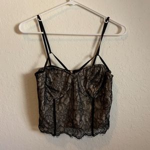 Lace tank top